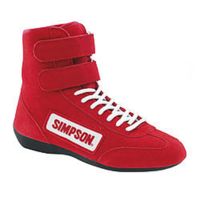 SIMPSON HIGH TOP DRIVING SHOE (B,BL,R) | Track Rat Motorsport