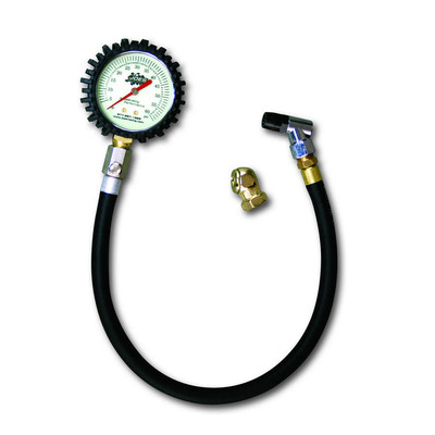 thumbnail image 2 of JOES Racing Products Analog Tire Pressure Gauge 0-60 PSI – Pro Model 32317 With Bleed Valve 2 of 2